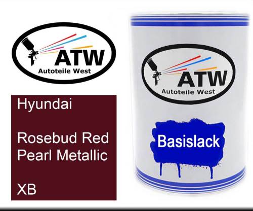 Hyundai, Rosebud Red Pearl Metallic, XB: 500ml Lackdose, von ATW Autoteile West.